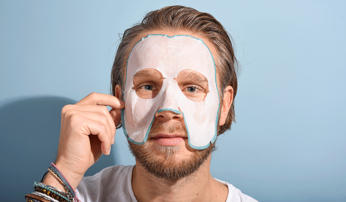 More men discovering benefit of skin care through masks