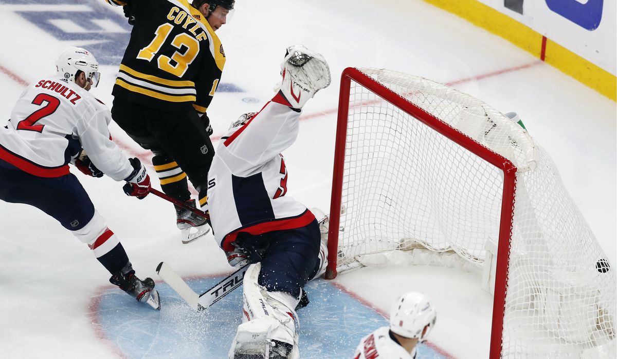 Capitals drop third straight as Bruins take commanding series lead