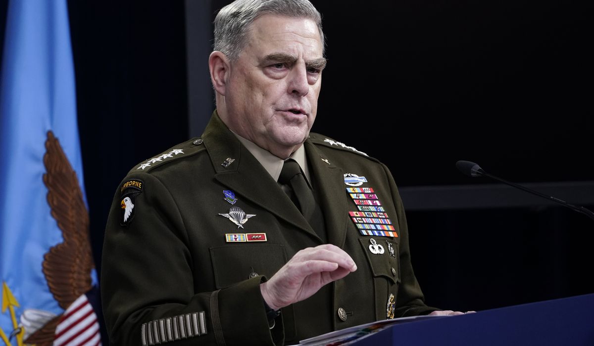 Gen. Mark Milley: Taliban victory after U.S. troop pullout is not ‘preordained’