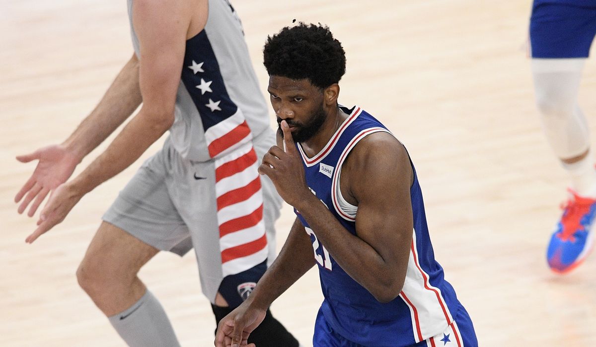 Joel Embiid’s playoff career high puts Wizards on brink of elimination