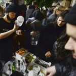 Masks off, Poles cheer reopening of bars and restaurants