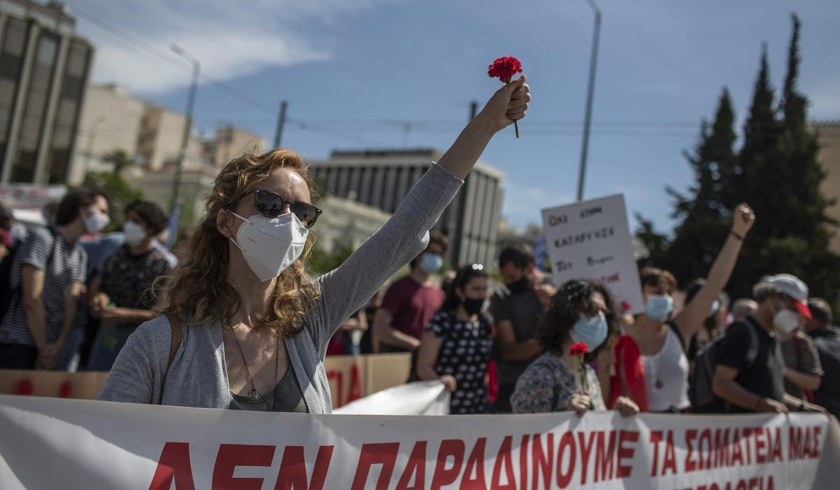 May Day rallies in Greece halt ferries, disrupt flights