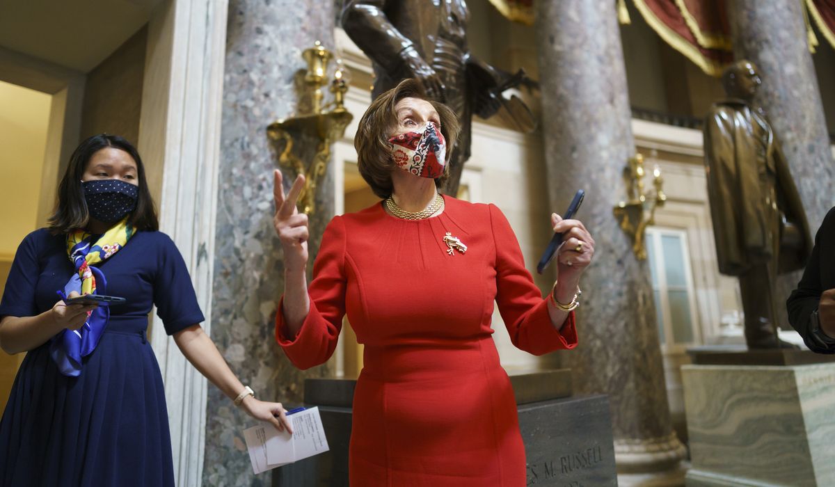 Nancy Pelosi’s punishment for violating security screening, mask mandates faces legal test