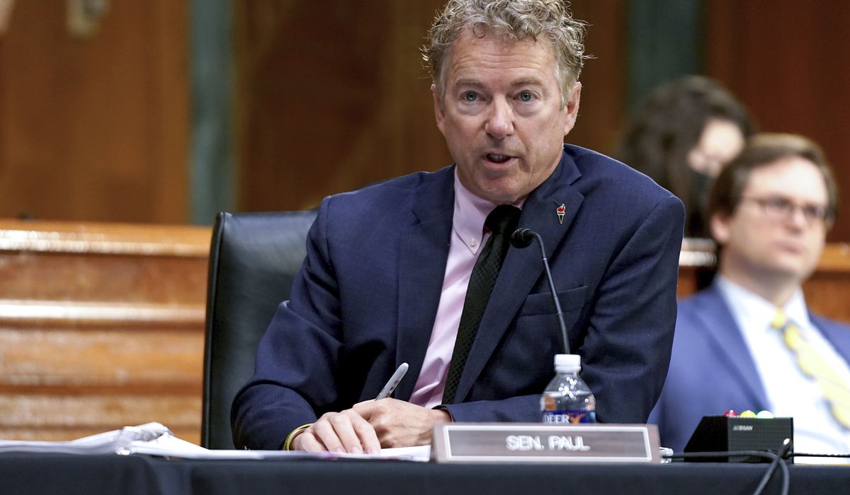 Rand Paul to pass on COVID-19 vaccine