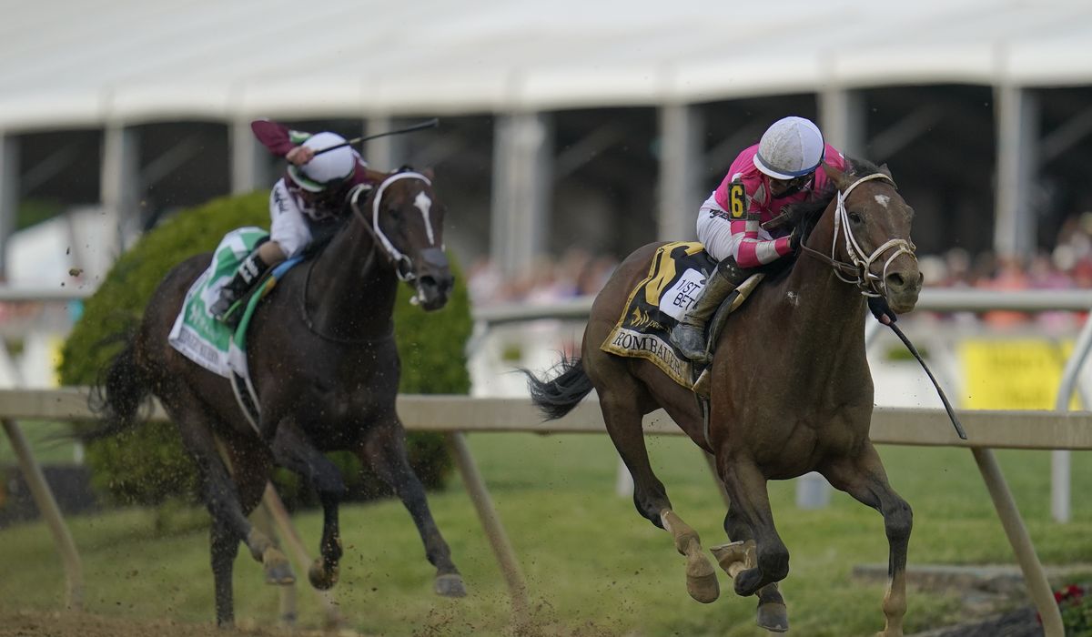 Rombauer pulls Preakness upset, Baffert’s Medina Spirit 3rd