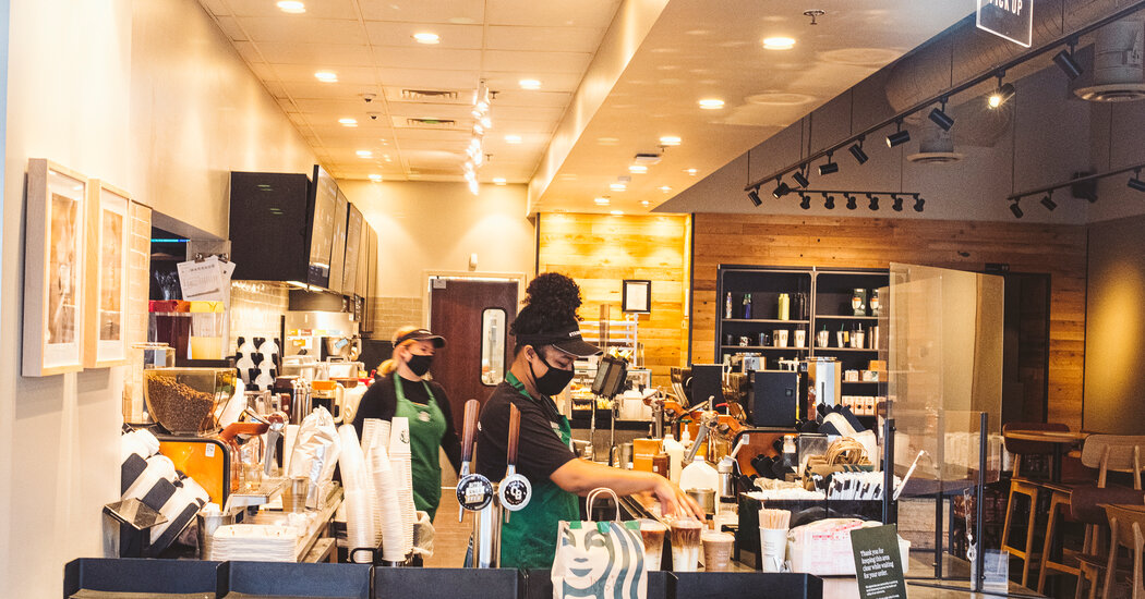 Starbucks and Other Businesses Relax Mask Policies