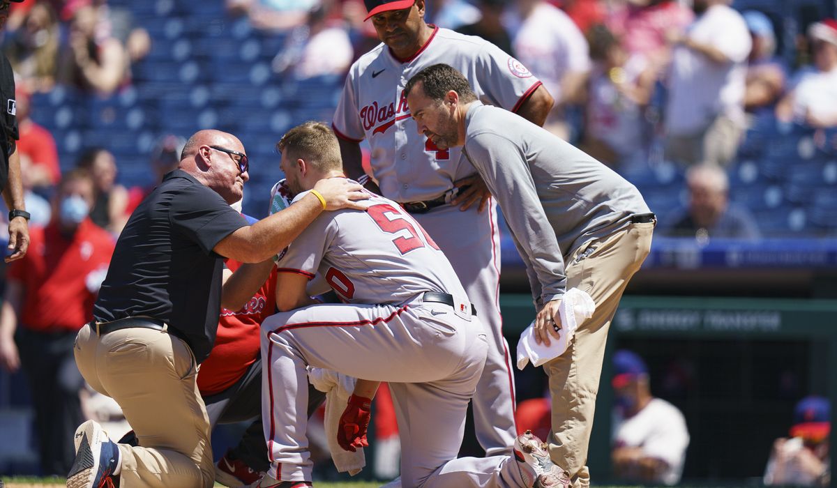 Austin Voth, Nationals pitcher, put on injured list with fractured nose