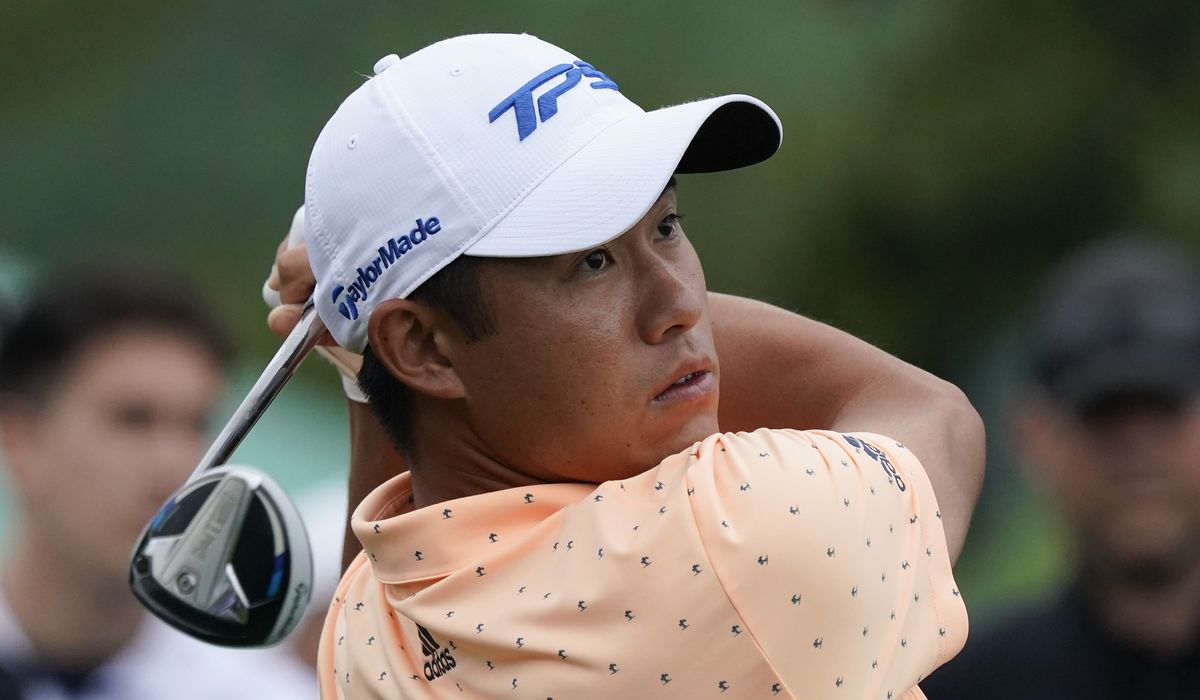 Collin Morikawa leads at Muirfield Village on day suspended by rain