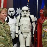 ‘Galactic Storm Troopers’ monitor U.S. Space Force swearing-in ceremony