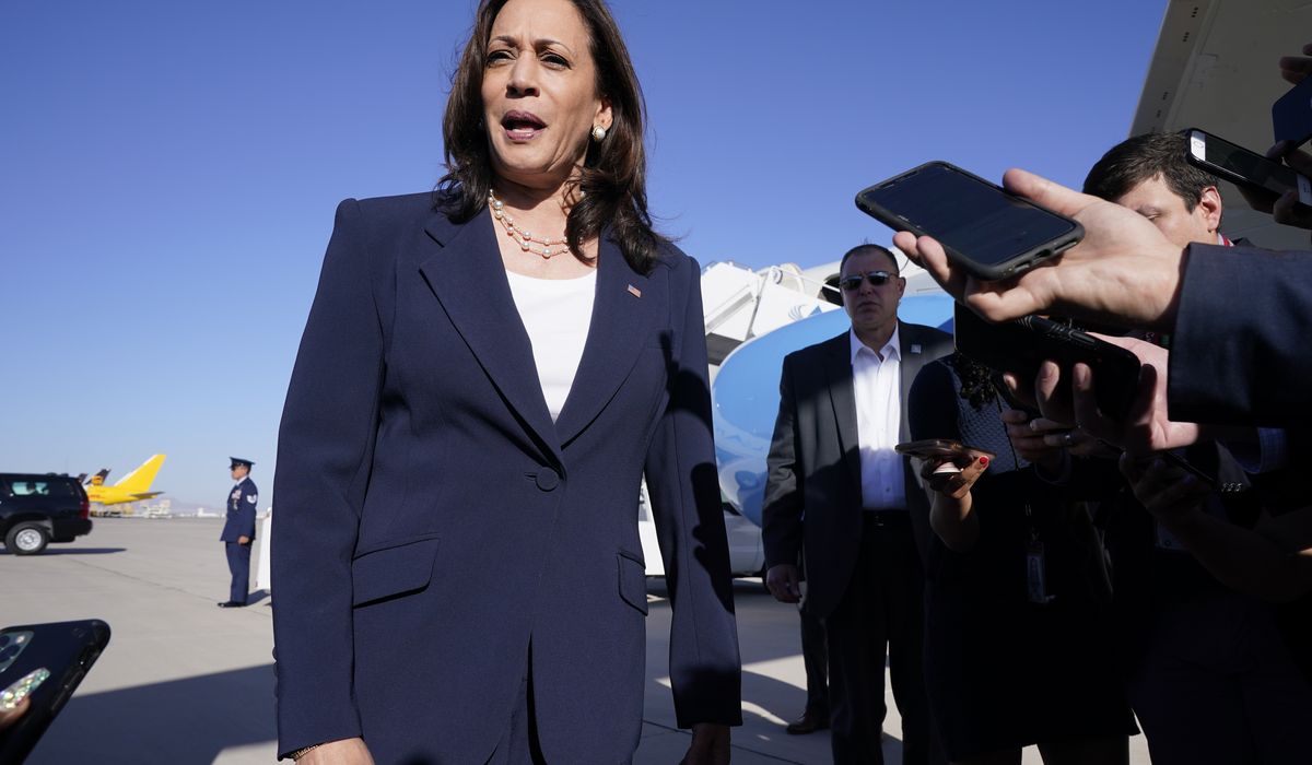 Kamala Harris touches down for first border trip