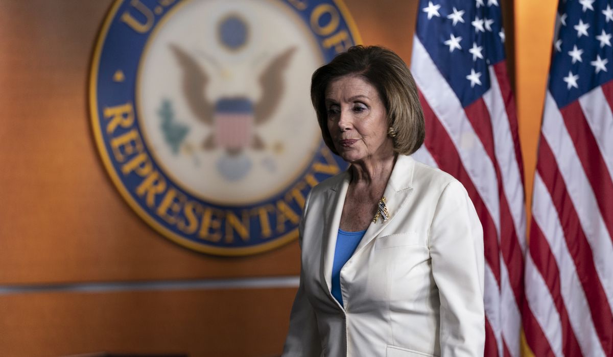 Pelosi: No infrastructure deal unless second bill on liberal priorities