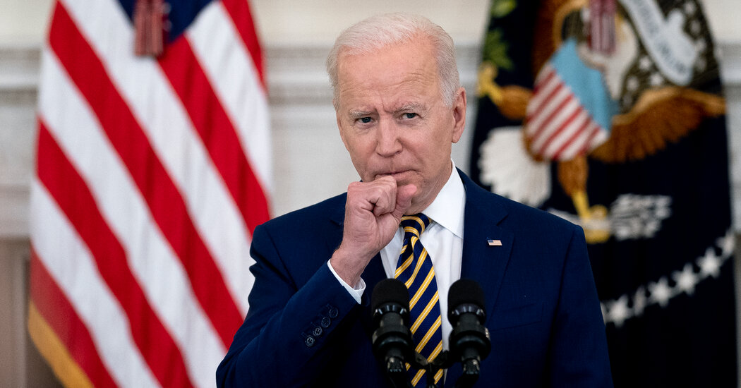 With Vaccination Goal in Doubt, Biden Warns of Variant’s Threat