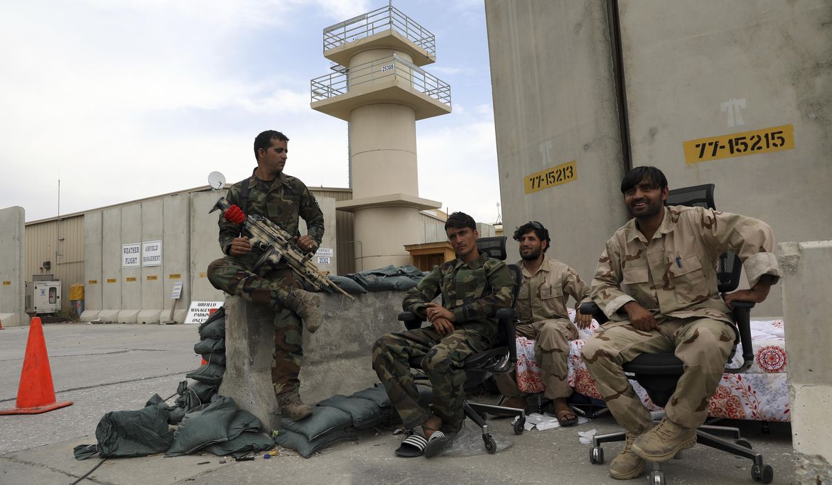 Bagram Airfield departure by U.S. angers Afghanistan officials