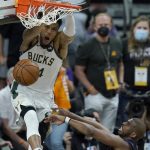 Bucks edge Suns 123-119 to take 3-2 lead in NBA Finals