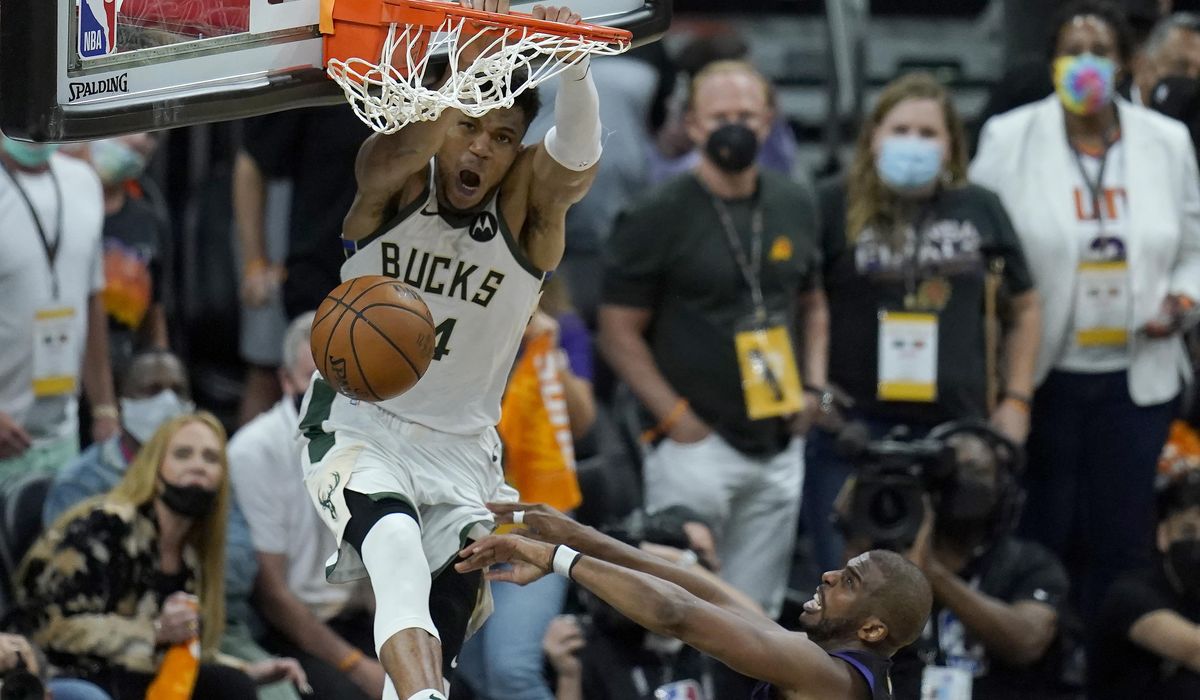 Bucks edge Suns 123-119 to take 3-2 lead in NBA Finals