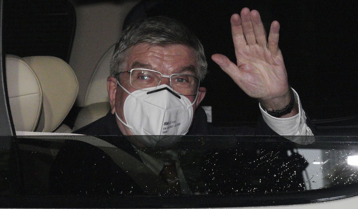 IOC President Thomas Bach arrives in Tokyo, greeted by state of emergency