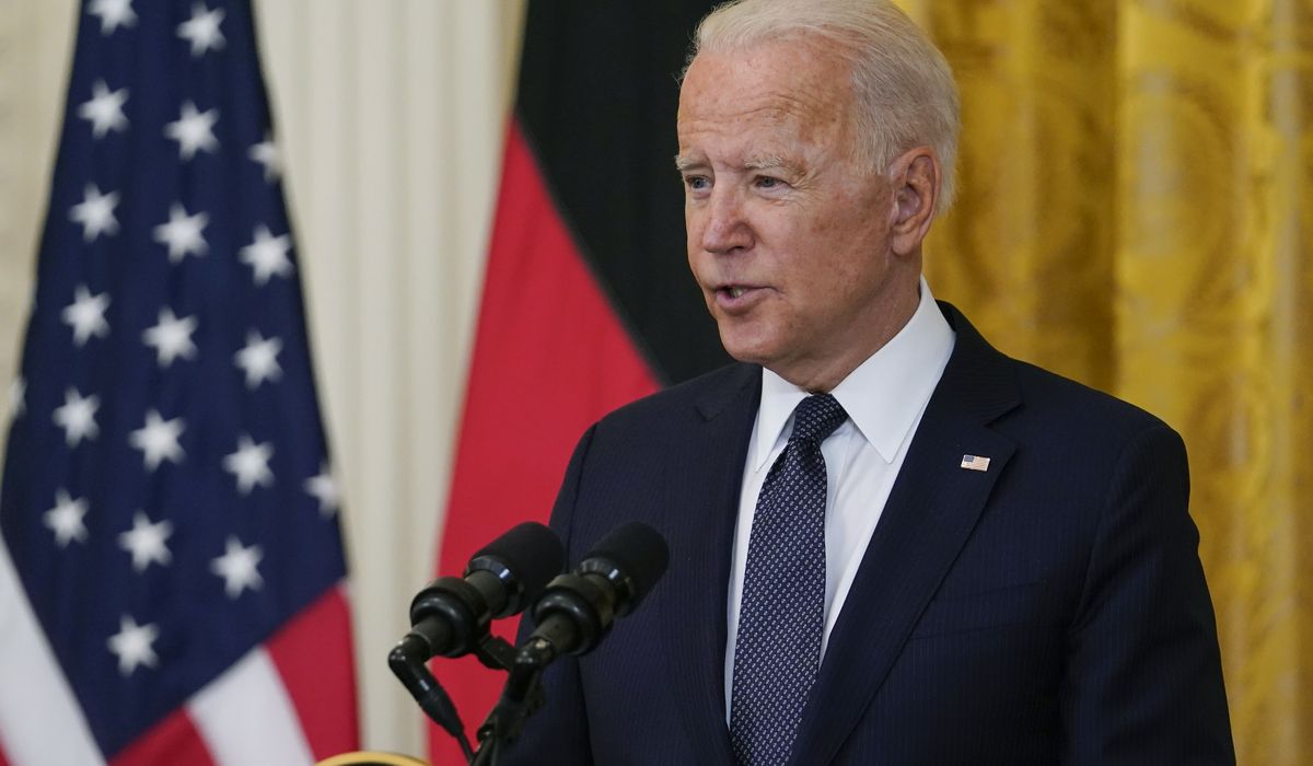 Joe Biden says he expects GOP senators to ‘keep their commitment’ on infrastructure deal