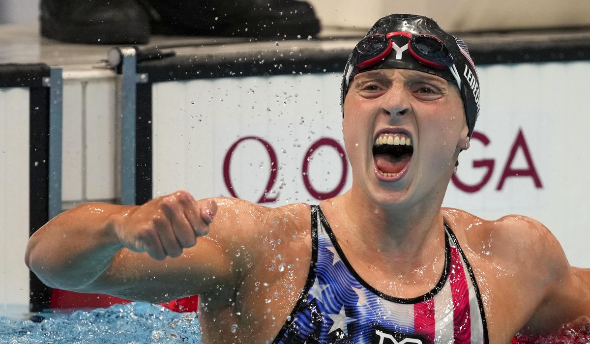 Katie Ledecky wins gold, Simone Biles drops out of all-around at Tokyo Olympics