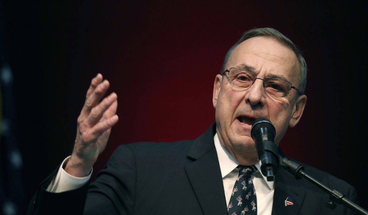 Paul LePage seeks third term as Maine governor, rips Janet Mills