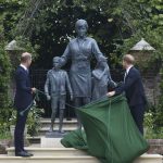 Princes William, Harry unveil Princess Diana’s statue