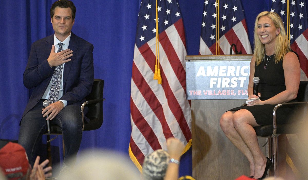 Riverside venue cancels Marjorie Taylor Greene, Matt Gaetz event; Republicans move rally to Anaheim