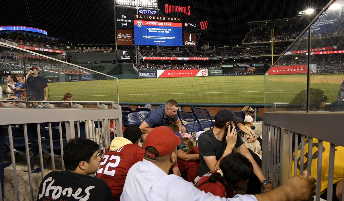 San Diego-Washington baseball game halted after shooting outside stadium