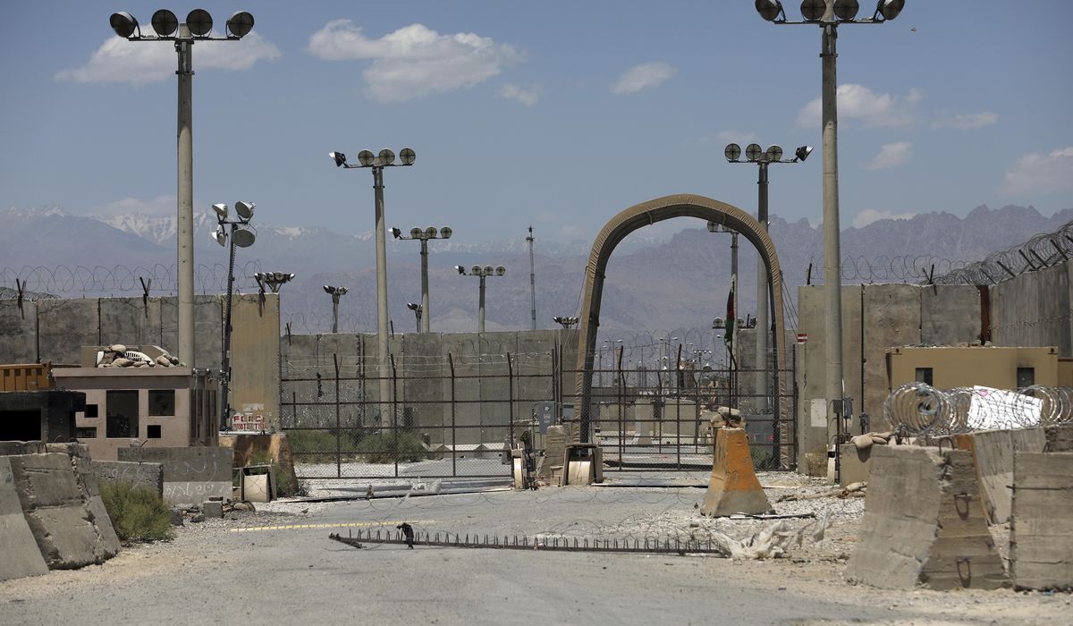 U.S. military hands Bagram Airfield to Afghans after nearly 20 years