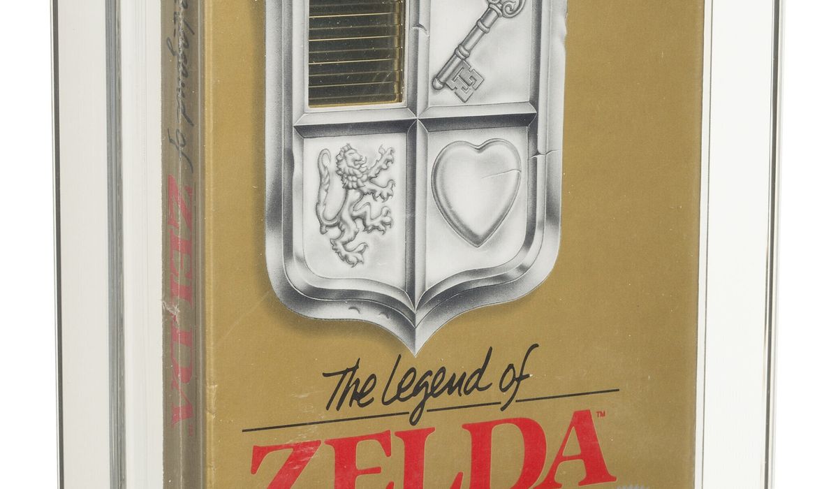 Unopened Legend of Zelda game from 1987 sells for 0,000