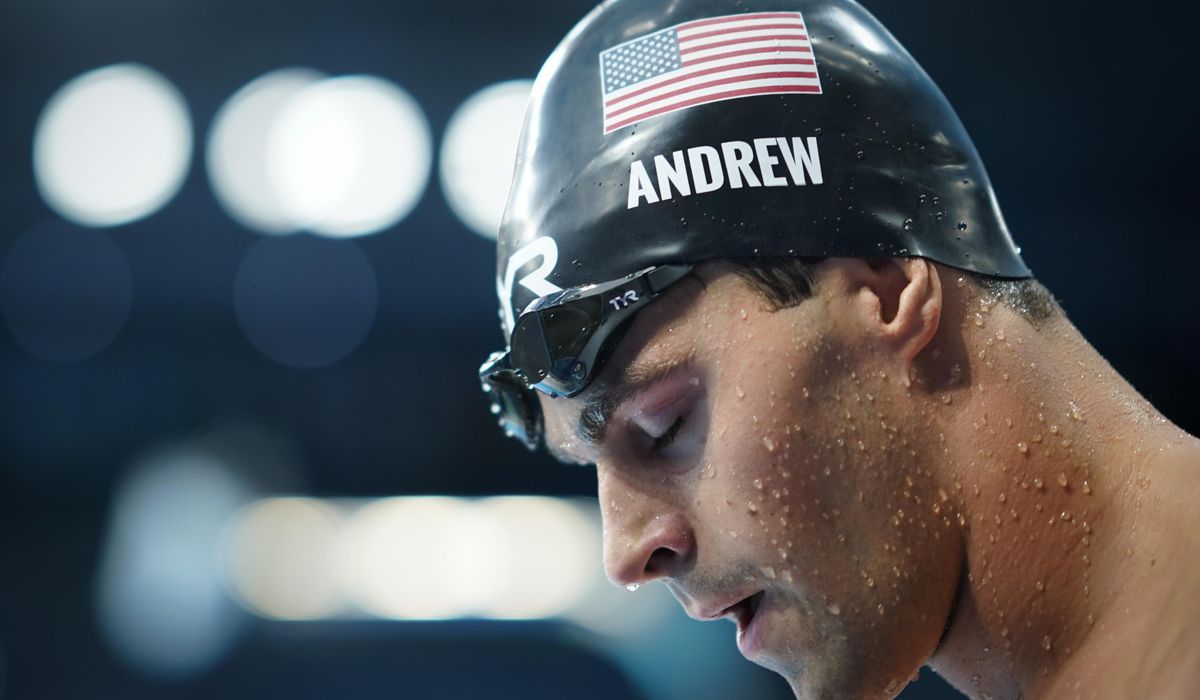 US swimmer Michael Andrew goes maskless behind scenes at Olympics