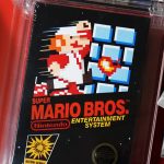 A Super Mario Bros. game sells for  million, another record for gaming collectibles.