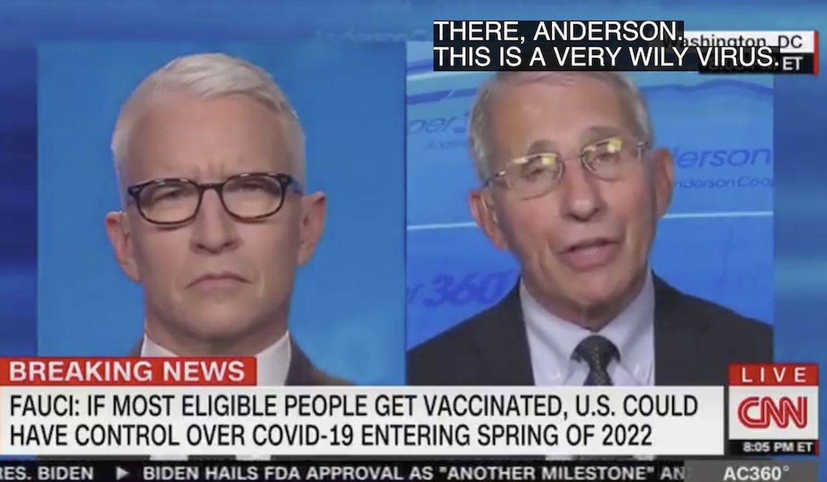 Fauci warns ‘wily virus’ could derail 2022 return to normalcy, avoids specifics on herd immunity