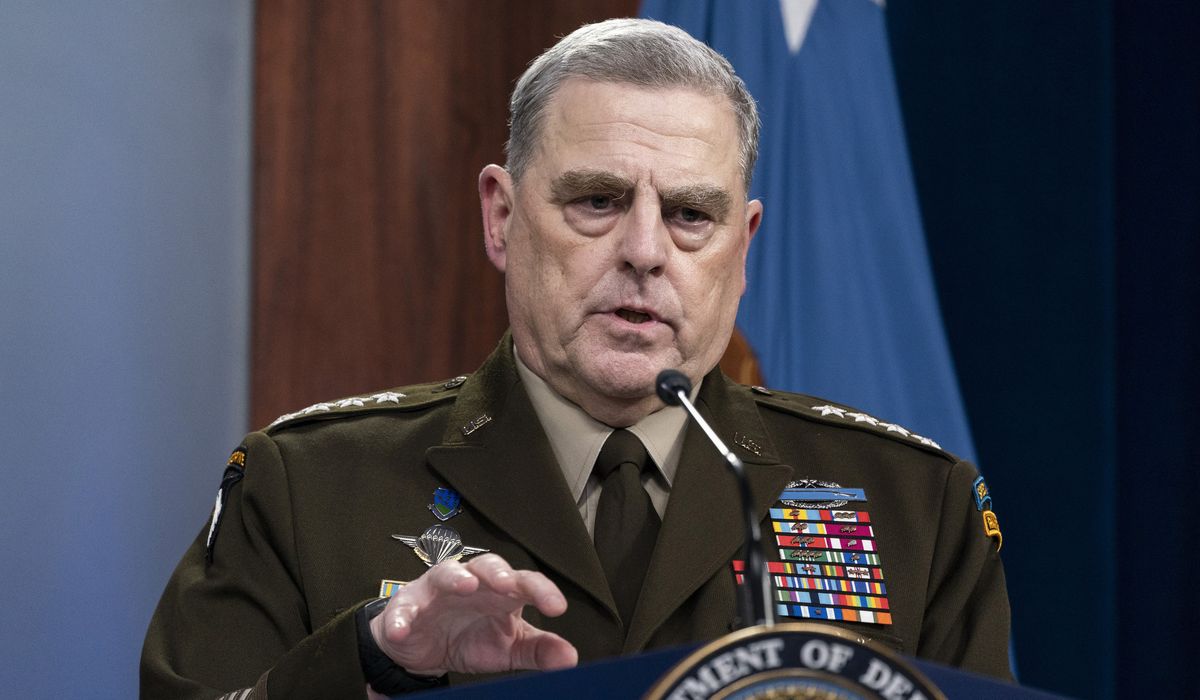 Gen. Mark Milley: Now not the time for Afghan blame game