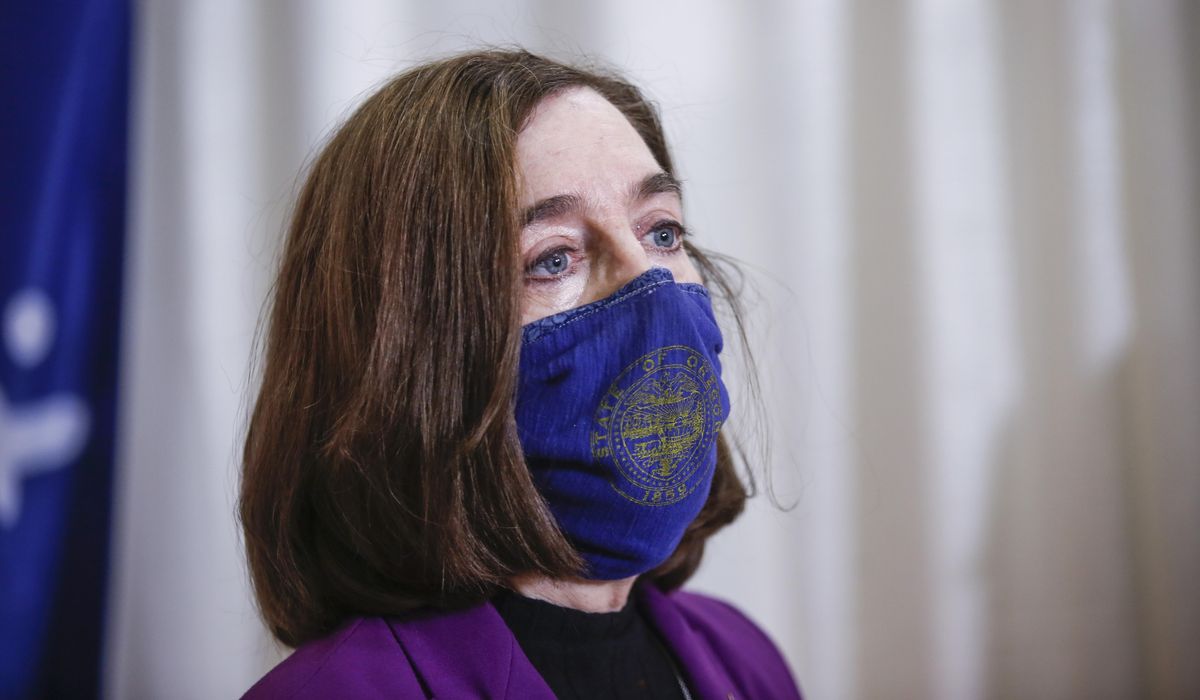 Kate Brown, Oregon governor, imposes mandates on indoor masks, vaccines for state workers