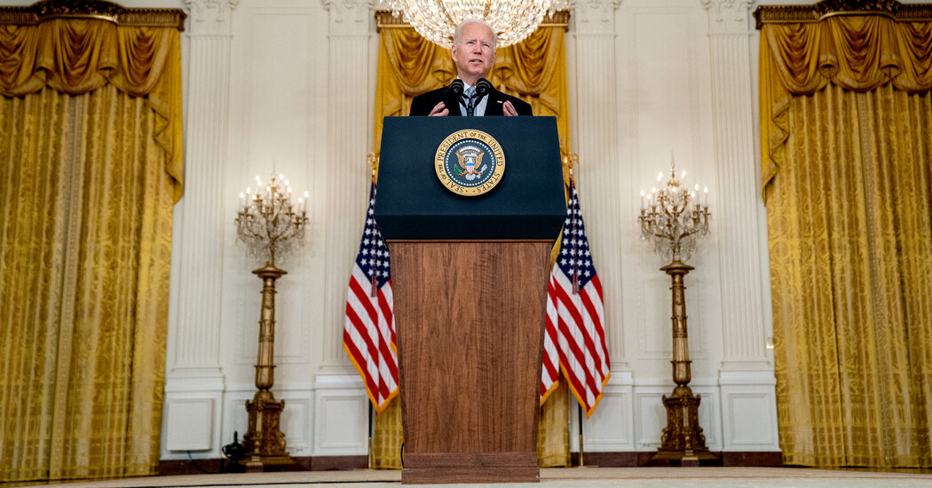 Read the Full Transcript of Biden’s Afghanistan Speech