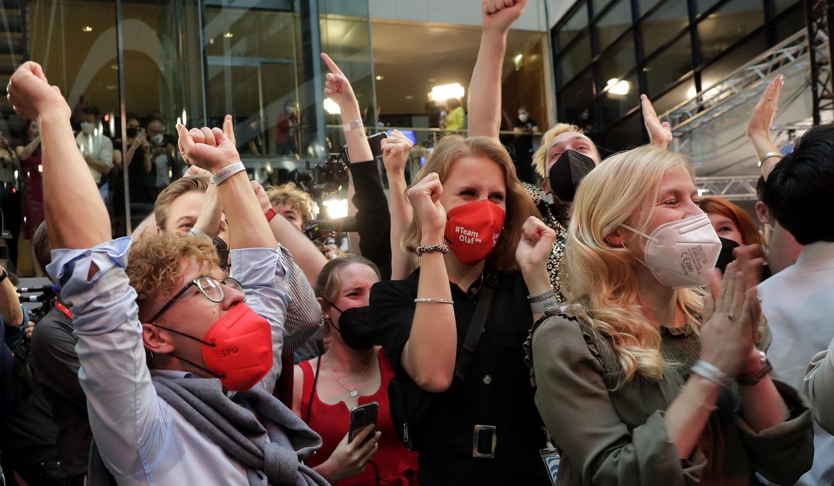 Angela Merkel’s center-right Union bloc loses to Social Democrats in German elections