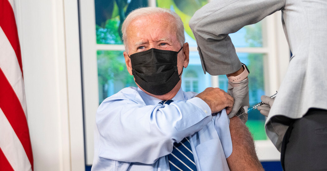 Biden Receives a Pfizer-BioNTech Booster Shot