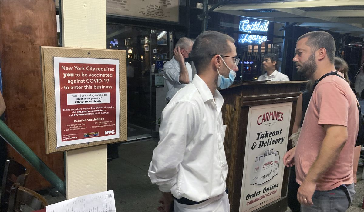 Black Lives Matter calls COVID-19 vaccine mandates ‘racist’ after brawl at NYC restaurant