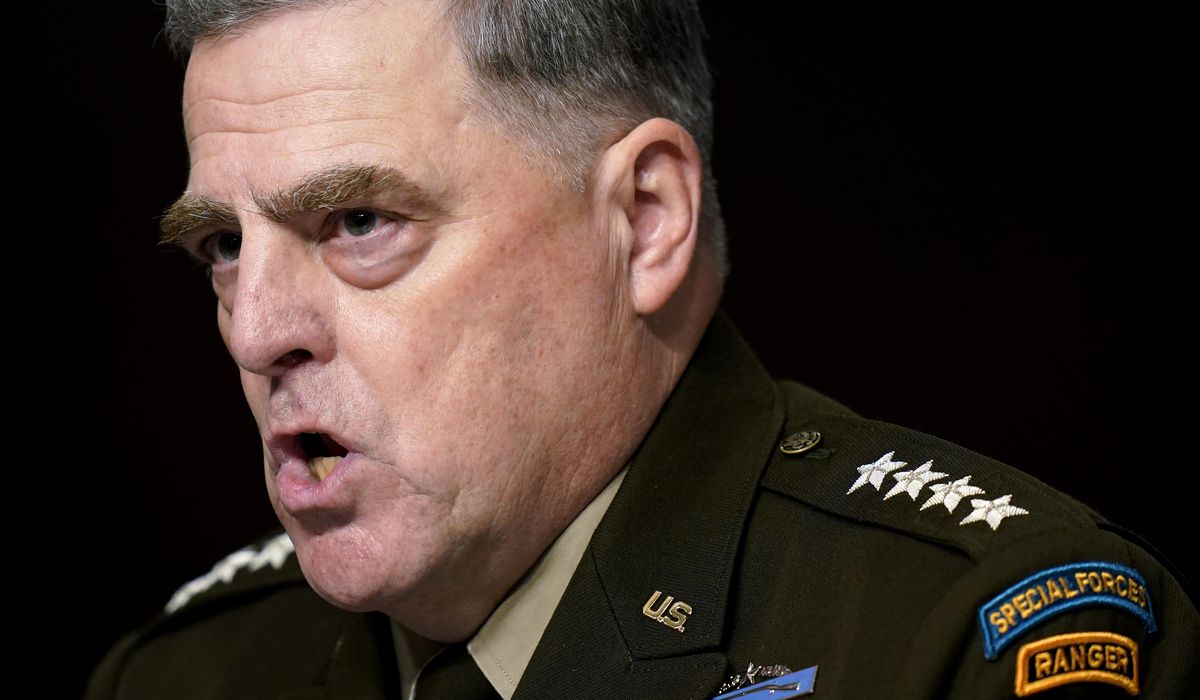 Gen. Milley defends calls to Chinese: ‘I was certain’ Trump wouldn’t order attack