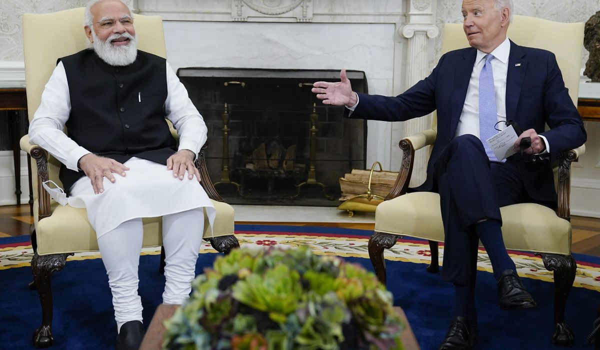 Indian Prime Minister Narendra Modi urges Biden to strike a trade deal