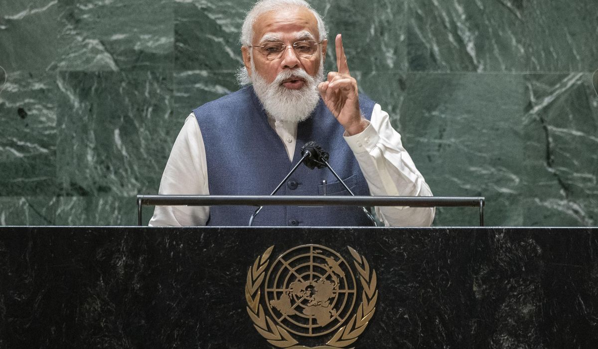 India’s Modi targets neighbors at UN, but not by name