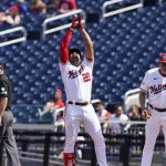 Jesus Sanchez homers twice, Marlins rally past Nationals 8-6