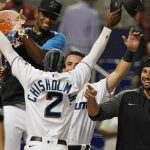 Marlins’ Chisholm HRs twice, scores on wild pitch in 10th in win over Nationals