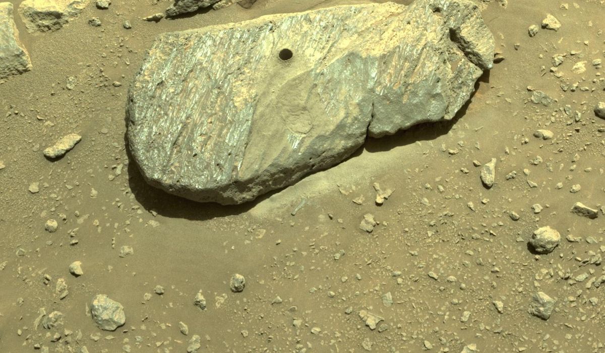 NASA confirms Mars rover’s 1st rock sample grab, 40 to go