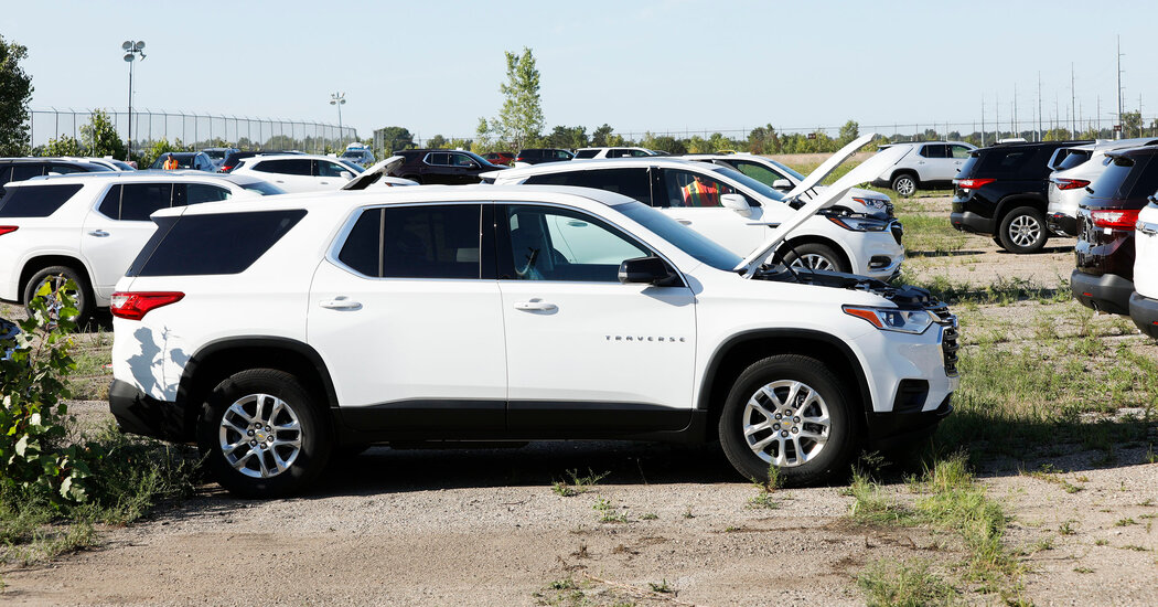 Chip Shortage Makes Big Dent in Automakers’ U.S. Sales