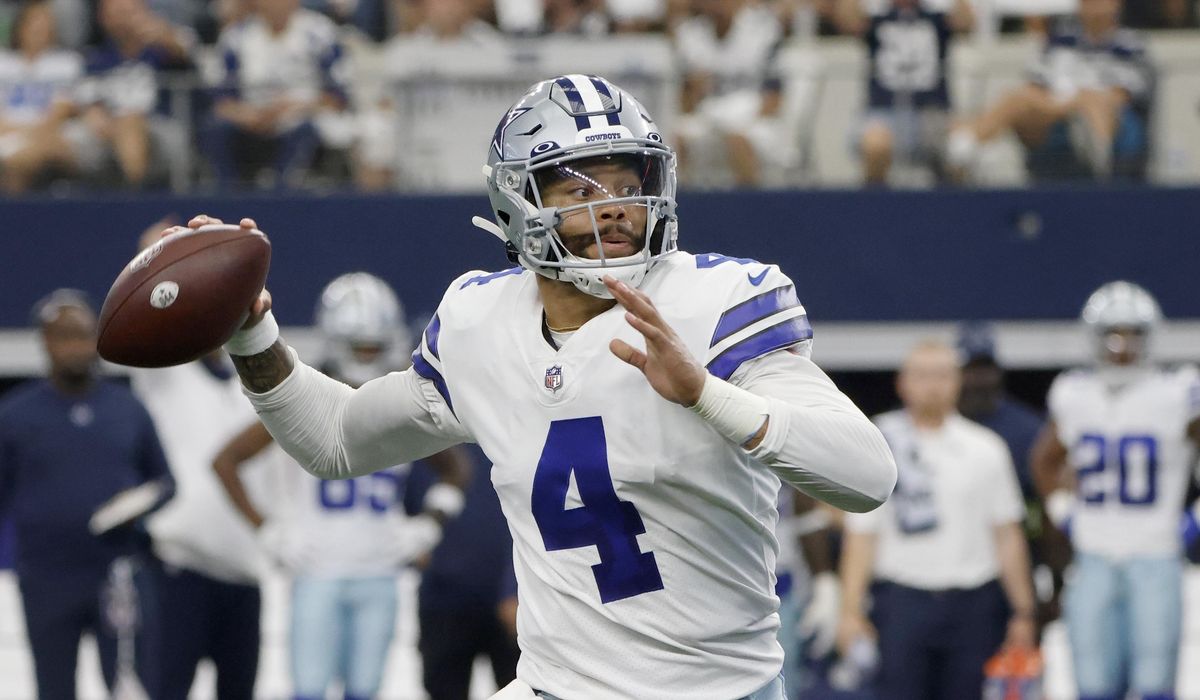 Dak Prescott, Cowboys beat Giants 44-20 year after ankle injury