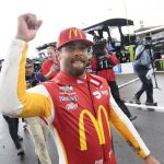 Milestone for Bubba Wallace as he earns first NASCAR victory