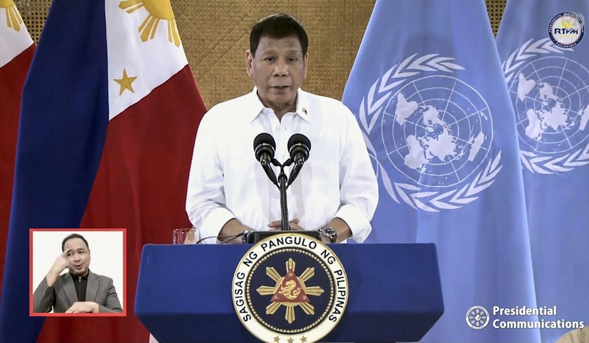 Philippine leader asks officials to ignore corruption probe