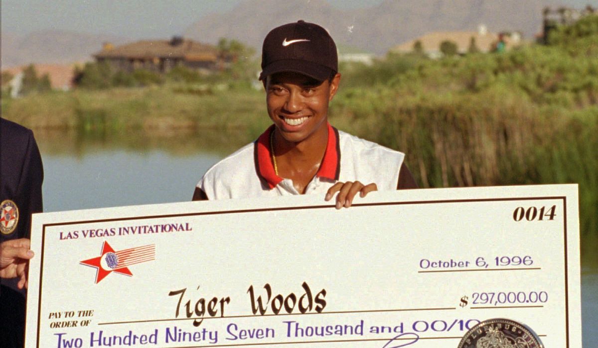 Tiger Woods first left his mark on the PGA 25 years ago