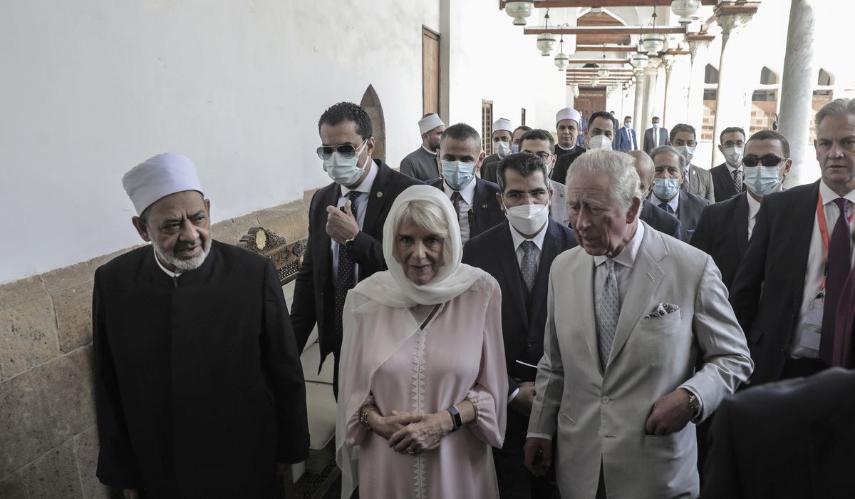 Britain’s Prince Charles in Cairo, first visit since 2006