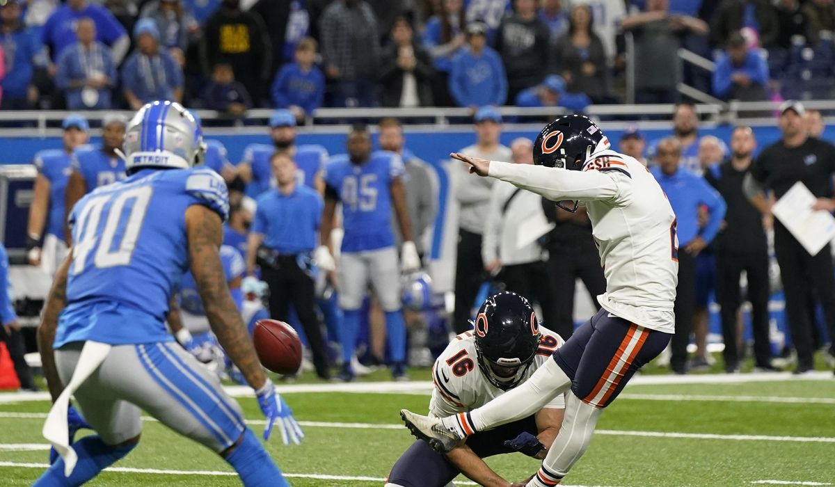 Cairo Santos’ game-ending FG ends Bears’ skid versus winless Lions